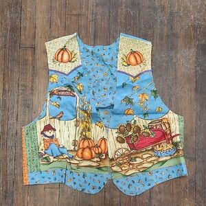 Kids Pumpkin Patch Costume Vest